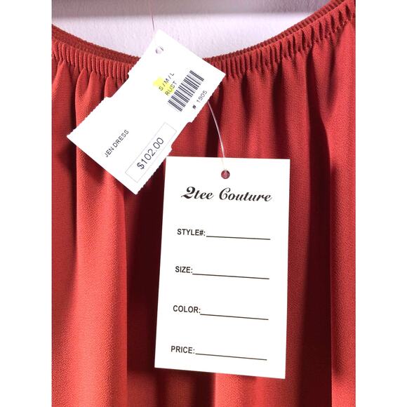 Couture 2Tee Peasant or BOHO Top with Lace Trim. Small and Flowy NWT - Picture 10 of 10